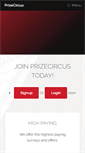 Mobile Screenshot of prizecircus.com